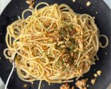 クルミとアンチョビのパスタ作り方10写真