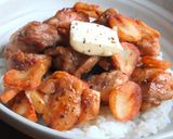 【 鶏もも肉のガリバタ醤油飯 〗作り方7写真