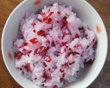 ローゼルの塩漬けで混ぜご飯作り方4写真