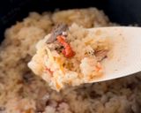 いわし缶と梅の炊き込みご飯作り方3写真