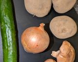 減塩オーロラソースの春サラダポテト作り方1写真