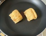油揚げの納豆チーズ大葉の詰め焼き作り方3写真