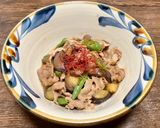 豚こま肉とナスと韓国唐辛子の味噌炒め作り方6写真