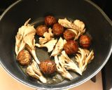 和栗と舞茸のガーリックオイル焼き作り方4写真