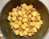 じゃが芋の肉そぼろカレー風味作り方7写真