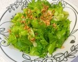 レタスの熱々オイルがけナンプラー味作り方7写真