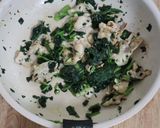 ふんわり卵と豚バラほうれん草の中華炒め作り方3写真