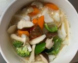 お一人様簡単梅味噌西京焼味豆腐野菜炒め作り方14写真