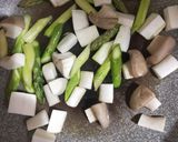 アスパラとエリンギのガリバタパスタ作り方4写真