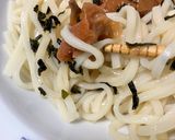 簡単　梅わかめぶっかけうどん作り方6写真
