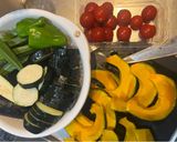 夏野菜の揚げ浸し🍆🍅🎃🌽🫑🥒作り方1写真