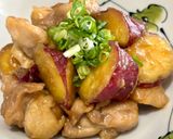 さつま芋とやわらか鶏ももの甘辛煮♪作り方8写真