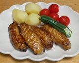 鶏手羽中の甘辛焼き作り方3写真