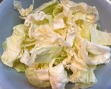ポン酢と胡麻油で作る！塩昆布キャベツ作り方1写真