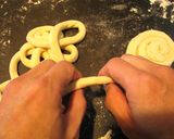 ハンガーを活かして作る手延べうどん作り方11写真
