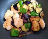 簡単夕飯なすピーマンささみ中華黒酢炒め肉料理主菜作り方10写真