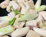 あっさり食堂●鶏肉と長ネギの塩だし炒め作り方1写真