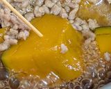 かぼちゃとひき肉の煮物作り方5写真