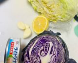 ニンニク香る🧄ツナキャベツサラダ作り方1写真