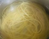 私の ペペロンチーノ風 スープスパ作り方2写真