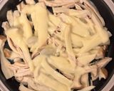 エリンギとサラダチキンのチーズ蒸し焼き作り方4写真