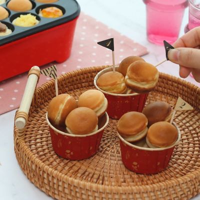 たこ焼き器で焼くhmのベビーカステラ by weeeat！ 【クックパッド