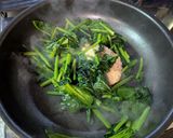 香り豊かなほうれん草の酒粕味噌炒め作り方5写真