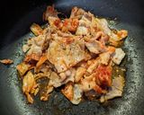 とっても簡単★豚こまキムチ丼作り方2写真
