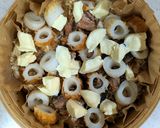 鰯とチーズ、ちくわのせいろご飯作り方5写真
