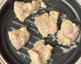 アップルソースと蜂蜜の漬け焼き鶏作り方5写真