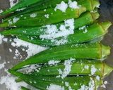 オクラ入りチクワの磯辺揚げ作り方1写真