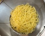 油麩とアスパラのカルボナーラ作り方1写真