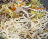 めんつゆで簡単！焼きうどん作り方7写真