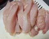 鶏むねカレー風味スティックの野菜たっぷりサラダ風作り方1写真
