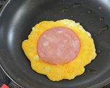 減塩）朝のハムエッグサンド作り方1写真