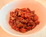 冷凍セミドライトマト🍅deブルスケッタ作り方3写真