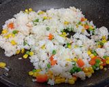 こどもも大人も大好きな簡単ケチャップ炒飯作り方3写真