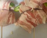 豚バラの野菜巻き串カツ😋作り方3写真