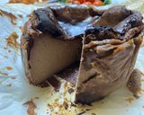 チョコバスクチーズケーキ🍫作り方6写真