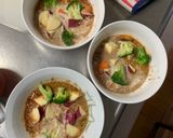 根菜茄子白菜コク旨甘辛梅味温野菜サラダ作り方8写真