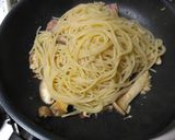 仙台セリとツナ缶の簡単パスタ作り方3写真