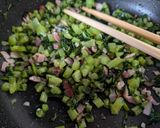 大根葉とベーコンの風味炒め作り方5写真