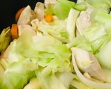 鶏肉とニンジン＆キャベツの野菜炒め作り方2写真
