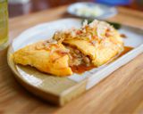 納豆オムレツ作り方8写真
