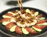 夏ダイエットに鶏ムネ肉の梅おろし水晶鶏作り方19写真