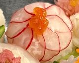 お祝い、ひな祭りに✽花手まり寿司✽作り方58写真