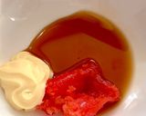レンジで簡単！豆乳明太スープサラスパ作り方1写真