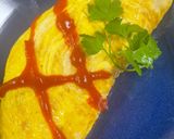 夜に食べる　オムライス作り方8写真