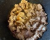 簡単！厚揚げと豚こまで肉豆腐作り方6写真