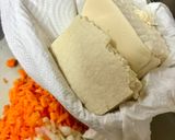 木綿豆腐と鶏ミンチで炒り豆腐♪作り方1写真